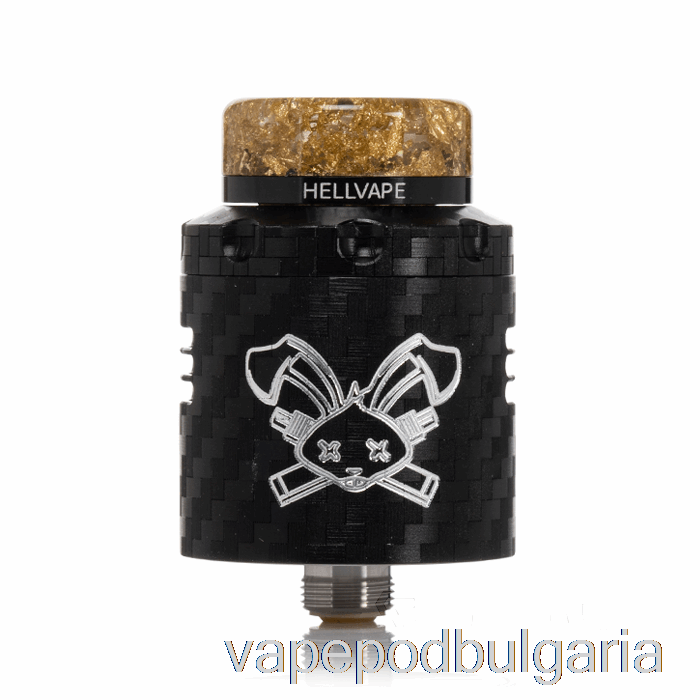 Vape Технически характеристики Hellvape Dead Rabbit V3 24mm Rda черни въглеродни влакна